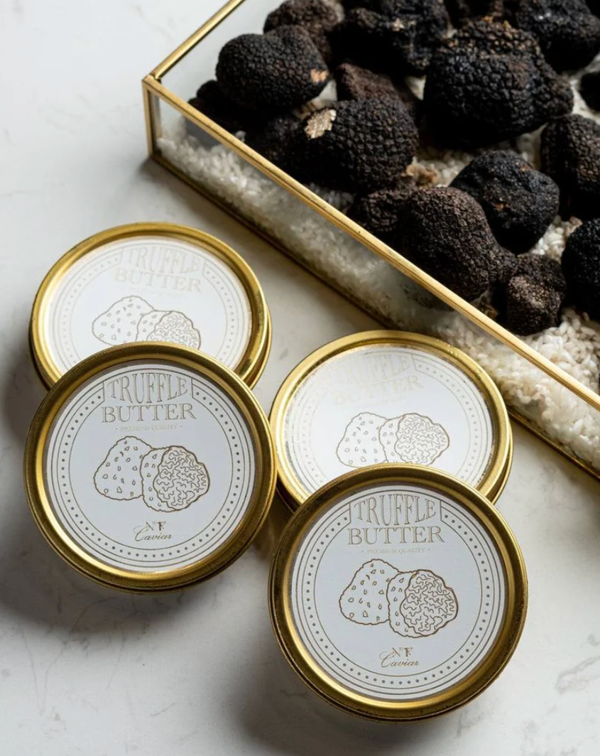 Carnival Celebration 5 Tin Caviar Gift Set with Truffle Butter and Premium Package ( Charity Special Edition )